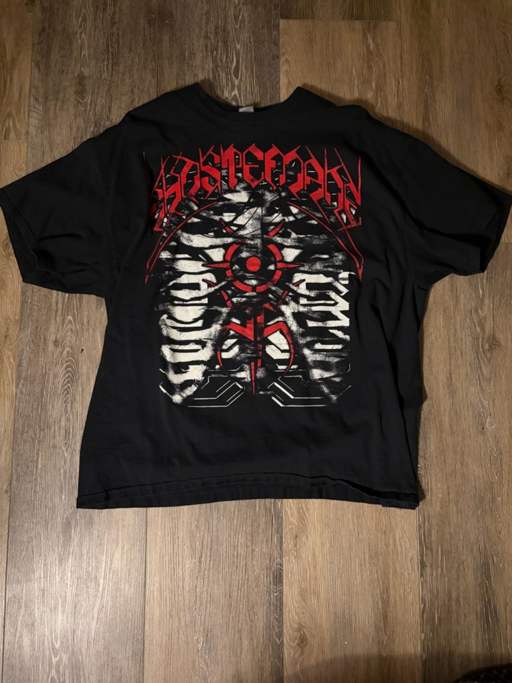 Ghostmane T‑Shirt with Red and White Print